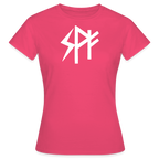 Lichtlinie – Frauen T-Shirt mit Runen ᛋ ᚹ ᚠ weiß - Azalea