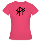 Lichtlinie – Frauen T-Shirt mit Runen ᛋ ᚹ ᚠ - azalea