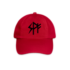 Runen-Cap weiß - classic red