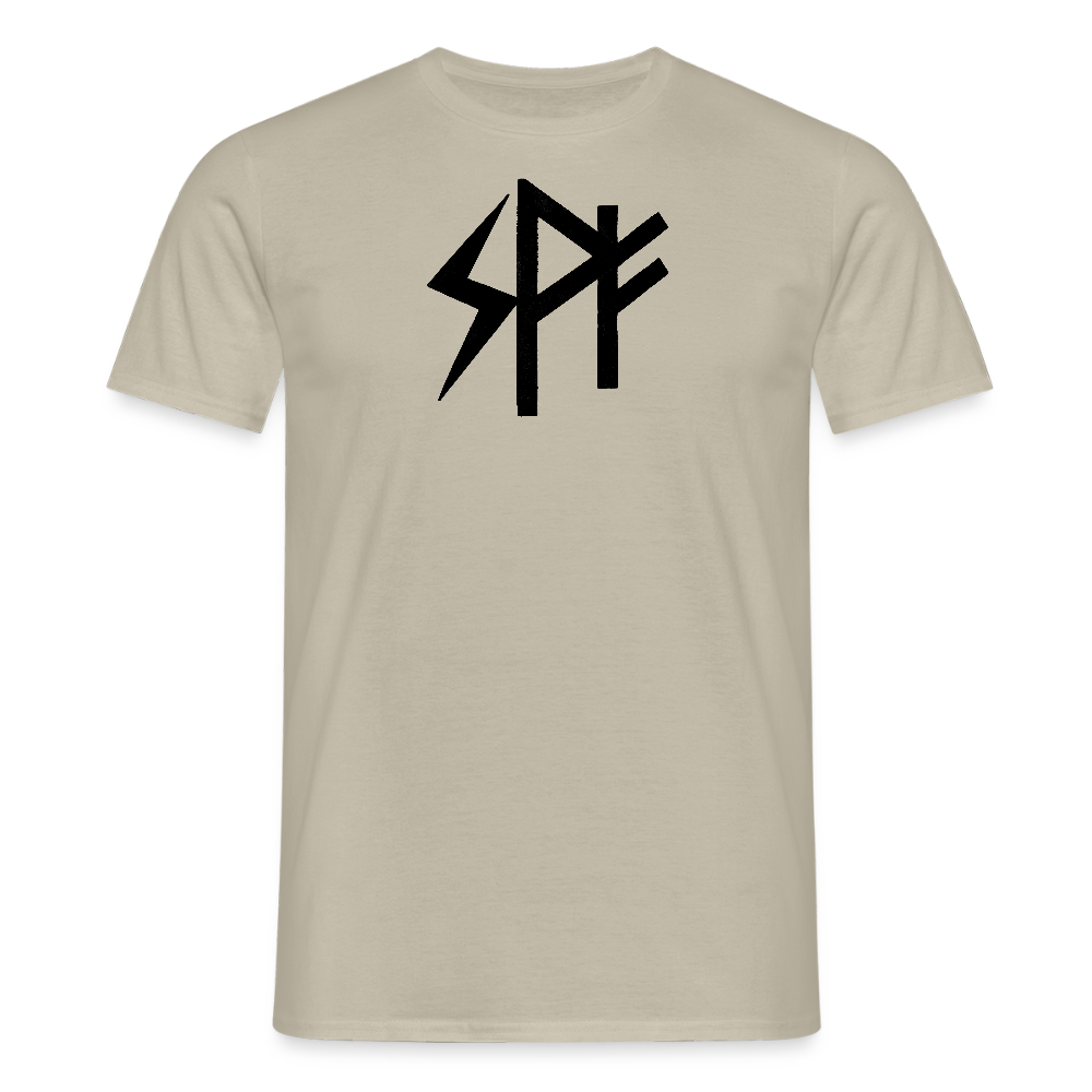 Morgenkraft – Runen T-Shirt ᛋ ᚹ ᚠ - sand beige