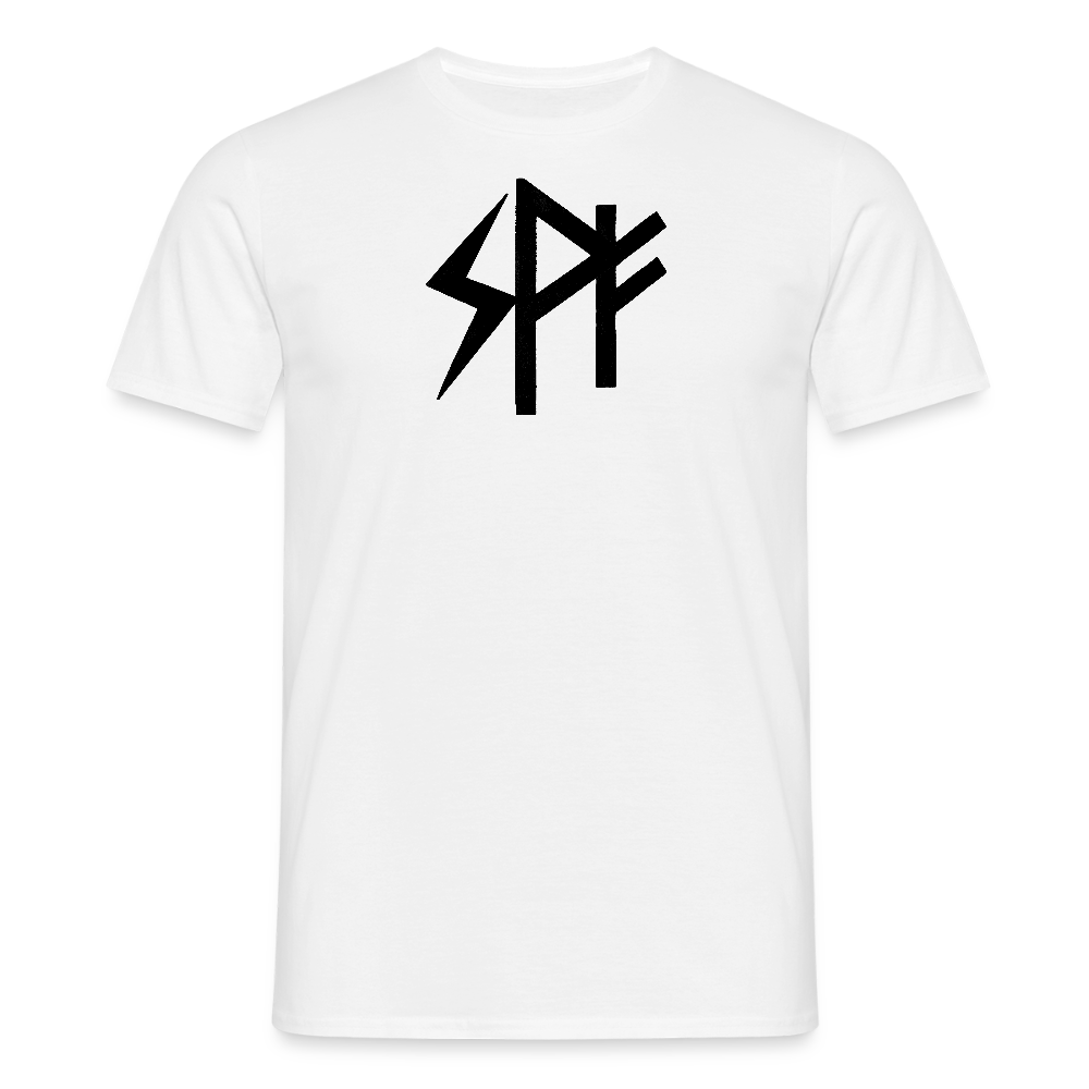 Morgenkraft – Runen T-Shirt ᛋ ᚹ ᚠ - white