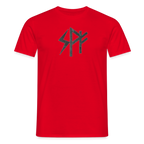 Morgenkraft – Runen T-Shirt ᛋ ᚹ ᚠ  Stein - red