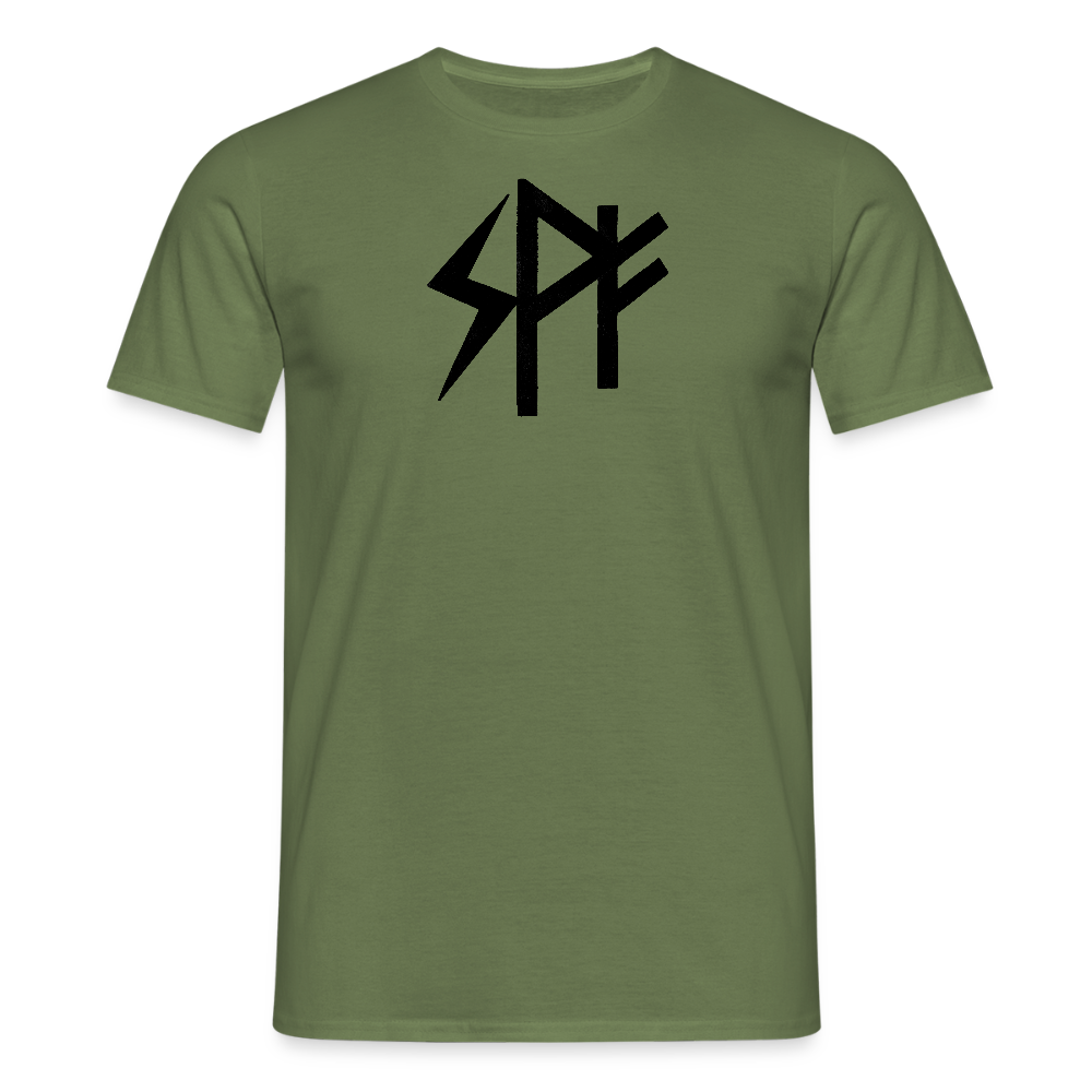 Morgenkraft – Runen T-Shirt ᛋ ᚹ ᚠ - military green