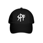 Runen-Cap - Schwarz/Schwarz