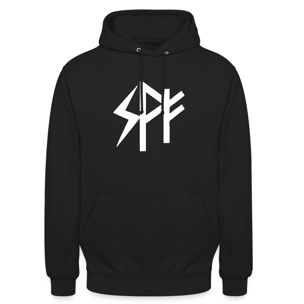 Unisex-Hoodie mit Runen - black