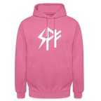 Unisex-Hoodie mit Runen - pink