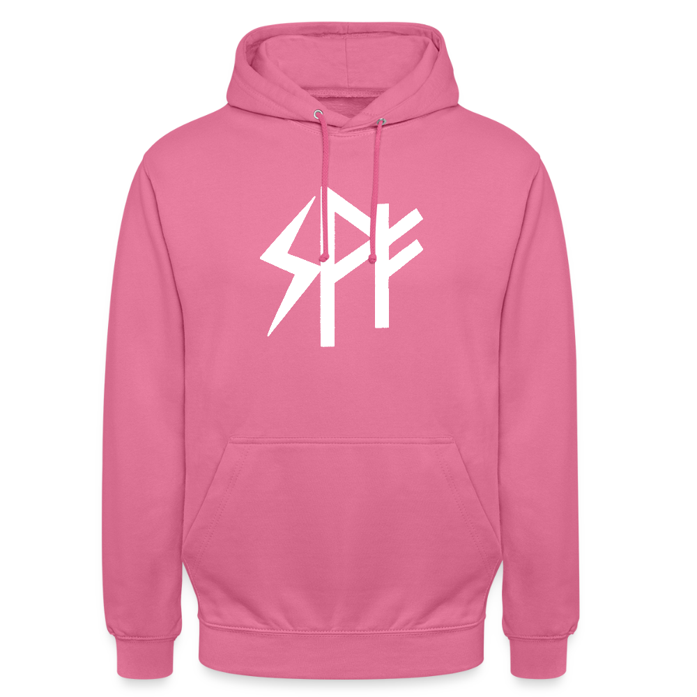 Unisex-Hoodie mit Runen - pink
