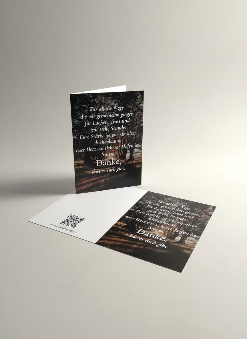 Ein herzliches Danke - an Eltern, Freunde, Weggefährten