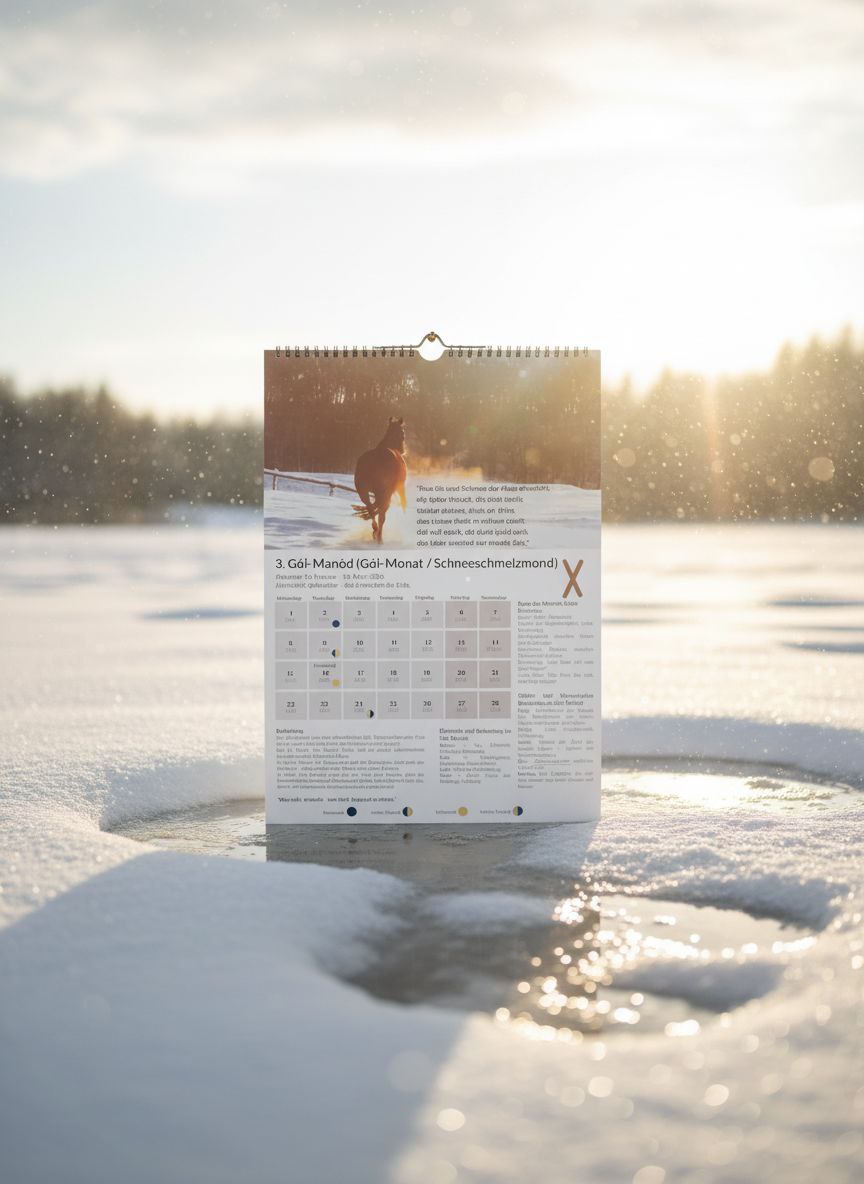 Germanischer 13-Monats-Kalender 2026 – mit integriertem 12-Monats-Kalender