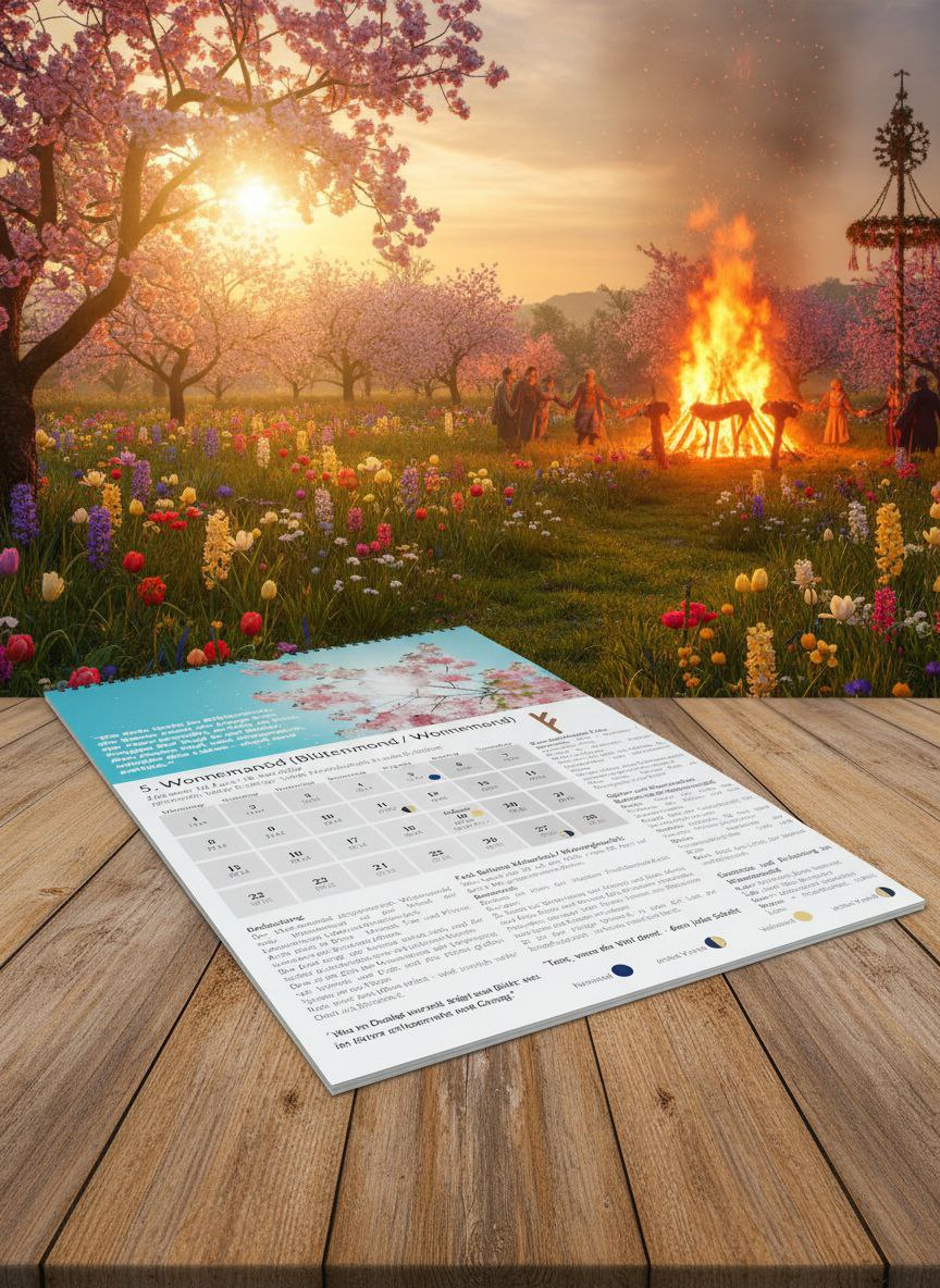 Germanischer 13-Monats-Kalender 2026 – mit integriertem 12-Monats-Kalender